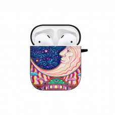 Силиконовый чехол Softmag Case Art 12 Black для AirPods 1/2