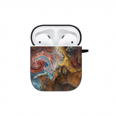 Силиконовый чехол Softmag Case Art 18 Black для AirPods 1/2