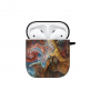 Силиконовый чехол Softmag Case Art 18 Black для AirPods 1/2