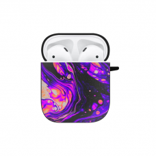 Силиконовый чехол Softmag Case Art 19 Black для AirPods 1/2