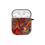 Силиконовый чехол Softmag Case Art 21 Black для AirPods 1/2