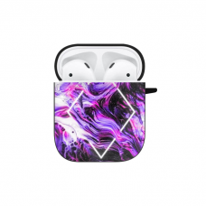 Силиконовый чехол Softmag Case Art 33 Black для AirPods 1/2