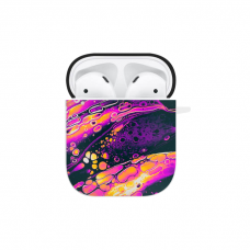 Силиконовый чехол Softmag Case Art 8 White для AirPods 1/2