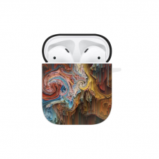 Силиконовый чехол Softmag Case Art 18 White для AirPods 1/2