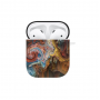 Силиконовый чехол Softmag Case Art 18 White для AirPods 1/2