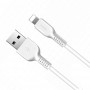 Кабель USB Hoco X13 Easy Charging Lightning 2.4A 1m белый