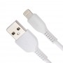 Кабель USB Hoco X13 Easy Charging Lightning 2.4A 1m белый