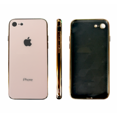 Чехол для iPhone 6/ 6s Glass Logo Case Golden ( Золотистый )