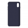 Силиконовый чехол Apple Silicone Case Midnight Blue (темно-синий) для iPhone X /10/Xs/10s (копия)