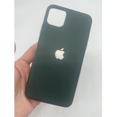 Чехол для iPhone 11 Silicone Logo Case Matte Forest Green (Зеленый)