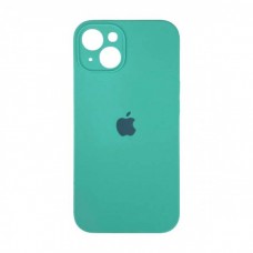 Силиконовый чехол c закрытой камерой Apple Silicone Case Azure для iPhone 14