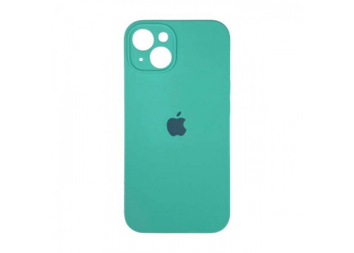 Силиконовый чехол c закрытой камерой Apple Silicone Case Azure для iPhone 14