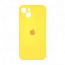 Силиконовый чехол c закрытой камерой Apple Silicone Case Yellow для iPhone 14