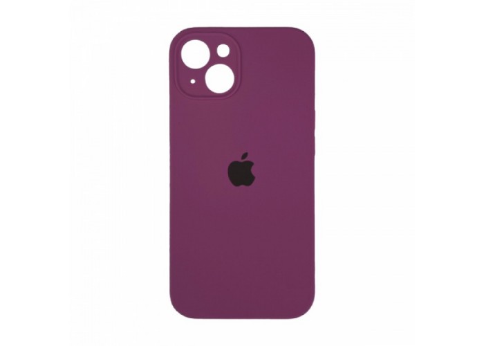 Силиконовый чехол c закрытой камерой Apple Silicone Case Purple для iPhone 14