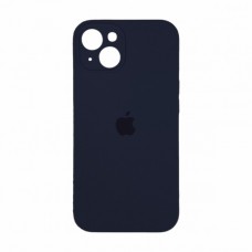 Силиконовый чехол c закрытой камерой Apple Silicone Case Midnight Blue для iPhone 14