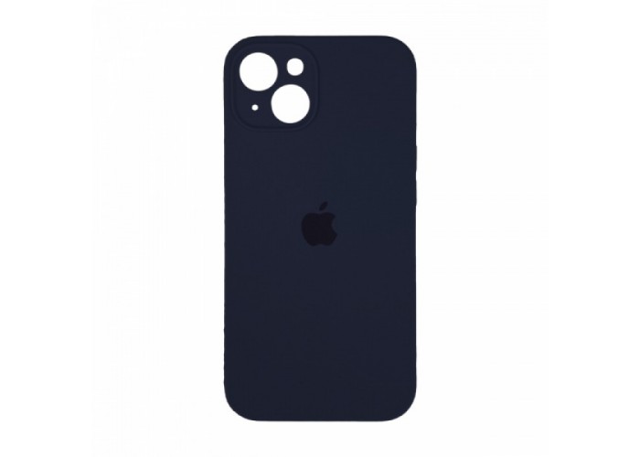 Силиконовый чехол c закрытой камерой Apple Silicone Case Midnight Blue для iPhone 14