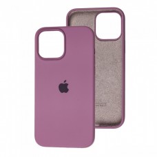 Силиконовый чехол c закрытым низом Apple Silicone Case Lilac Pride для iPhone 15