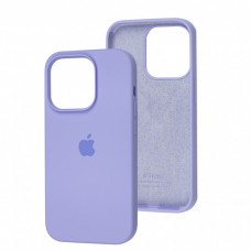 Силиконовый чехол c закрытым низом Apple Silicone Case Glycine для iPhone 15