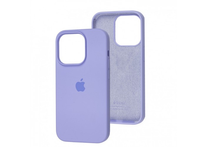 Силиконовый чехол c закрытым низом Apple Silicone Case Glycine для iPhone 15
