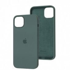 Силиконовый чехол c закрытым низом Apple Silicone Case Cactus для iPhone 15