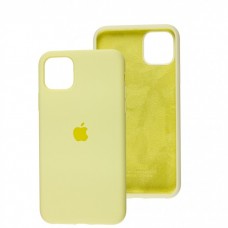 Силиконовый чехол c закрытым низом Apple Silicone Case Mellow Yellow для iPhone 15