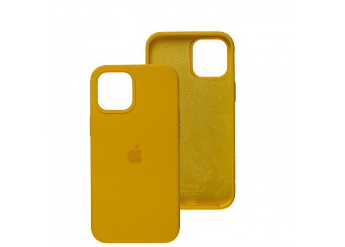 Силиконовый чехол c закрытым низом Apple Silicone Case Sunflower для iPhone 15