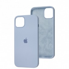 Силиконовый чехол c закрытым низом Apple Silicone Case Lilac для iPhone 15