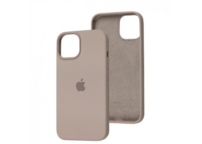 Силиконовый чехол c закрытым низом Apple Silicone Case Lavender для iPhone 15