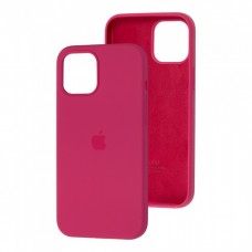 Силиконовый чехол c закрытым низом Apple Silicone Case Pomegranate для iPhone 15