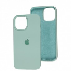 Силиконовый чехол c закрытым низом Apple Silicone Case Turquoise для iPhone 15