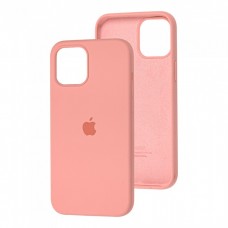 Силиконовый чехол c закрытым низом Apple Silicone Case Flamingo для iPhone 15