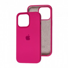 Силиконовый чехол c закрытым низом Apple Silicone Case Dragon Fruit для iPhone 15
