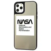 Чехол для iPhone 11 Pro Max Tify Mirror Nasa зеркально-белый