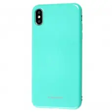 Чехол для iPhone Xs Max Molan Cano Jelly глянец бирюзовый