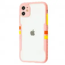 Чехол для iPhone 11 Armor clear розовый