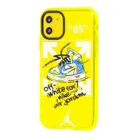 Чехол для iPhone 11 Neon print air sneakers