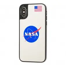 Чехол для iPhone X / Xs Tify Mirror Nasa зеркально-синий