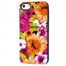 Чехол Kenzo для iPhone 5 цветочное ассорти