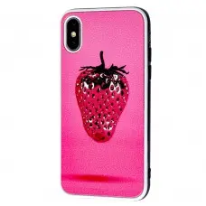 Чехол для iPhone X / Xs Fashion mix клубника