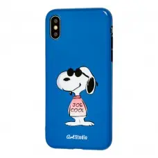 Чехол для iPhone Xs Max ArtStudio Little Friends Snoopy синий