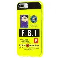 Чехол для iPhone 7 Plus / 8 Plus Neon print FBI