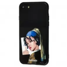 Чехол для iPhone 7 / 8 ArtStudio Antiq Modern "girl bubble gum"