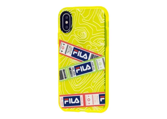 Чехол для iPhone X / Xs Neon print ticket