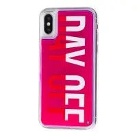 Чехол для iPhone X / Xs "Neon песок" Day off
