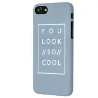 Чехол Daring для iPhone 7 / 8 матовое покрытие you look