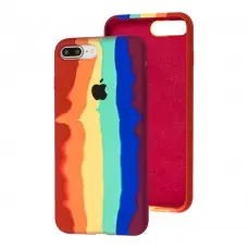 Чехол для iPhone 7 Plus / 8 Plus Silicone Full радуга