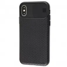 Чехол для iPhone Xs Max Safety camera черный