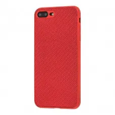 Чехол Carbon New для iPhone 7 Plus / 8 Plus красный