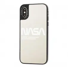 Чехол для iPhone X / Xs Tify Mirror Nasa зеркально-серебристый