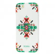 Чехол Beckberg для iPhone 5 со стразами белый